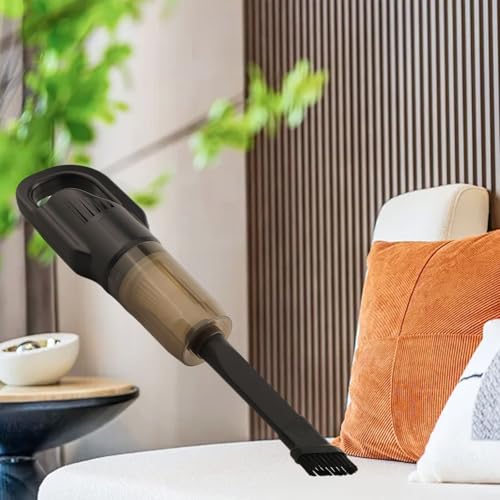 Handheld Vacuum Cleaner Cordless with Strong Suction, Rechargeable Portable Car Vacuum for Pet Hair, Home, Office and Car Interior Cleaning, Dual Filtration System, Black