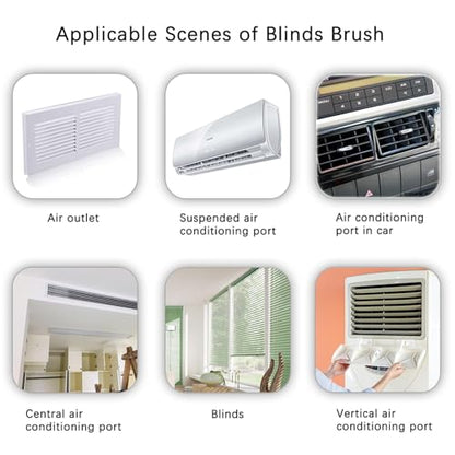 Blind Cleaner Tool, Mini Blind Duster Clean Brush, Dust Venetian Brush, Yellow S29