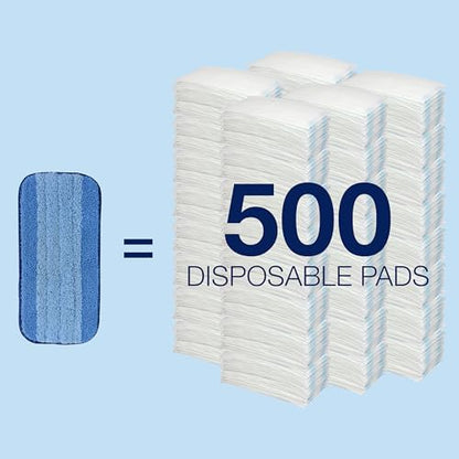 Bona® Microfiber Cleaning Pads for use with Swiffer® WETJET® Spray Mop only, 3 Pack, Washable & Reusable up to 500 Times - style: Microfiber Cleaning Pads for Swiffer
