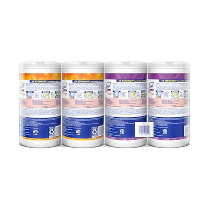 LYSOL Disinfecting Wipes, All Purpose Cleaner, Multi-Surface Antibacterial Cleaning Wipes, Household Cleaning Supplies, Dorm Essentials, Lavender + Mango Scents, 80 ct. (4 Pack) - size: 320 Count (Pack of 1), style: Mango + Lavender