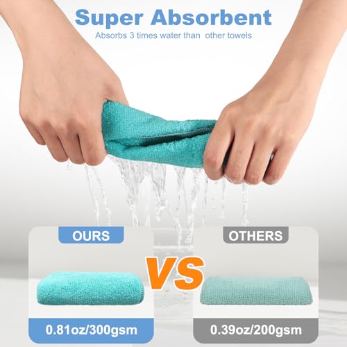 10pcs New Upgrade 2-Layer Microfiber Wire Dishcloth,Non-Scratch Wire Dishwashing Rags for Wet and Dry,Metal Scrubbers, Kitchen Miracle Cleaning Dish Rags for Cookware,Sinks, Dishes,Stove,Blue - color: 10pcs Blue