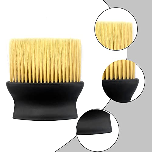 Ajxn Auto Interior Dust Brush, Car Cleaning Brushes Duster, Soft Bristles Detailing Brush Dusting Tool for Automotive Dashboard, Air Conditioner Vents, Leather, Computer,Scratch Free (Yellow)