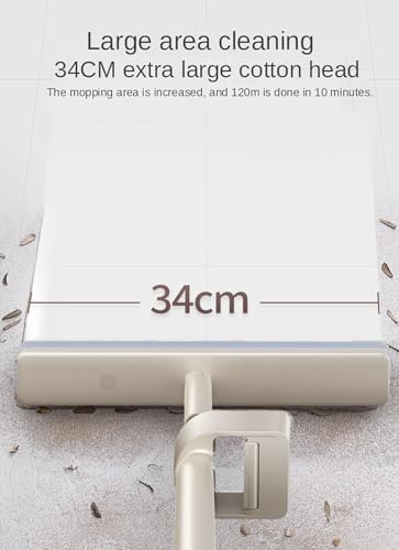 New Magic Mop, Professional Microfiber Mop Floor Cleaning System,Flat Mop with Stainless Steel Handle,Hardwood & Tile Household Cleaning Tools (Size : Mop) - size: Mop