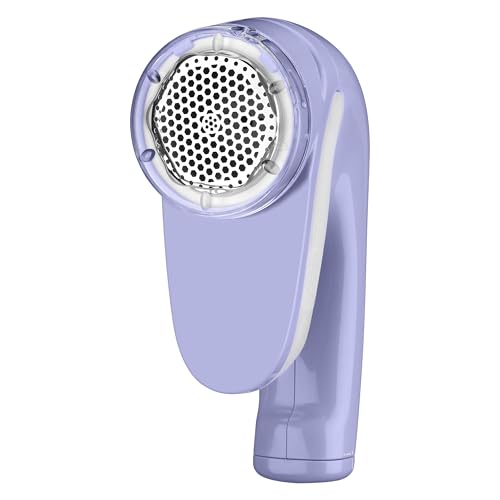Conair Fabric Shaver and Lint Remover, Battery Operated Portable Fabric Shaver, Lavender - color: Lavender