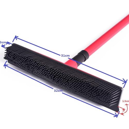 Pet Hair Removal Broom Long Handle Carpet Cleaning Tool Dog Hair Cleaning Broom