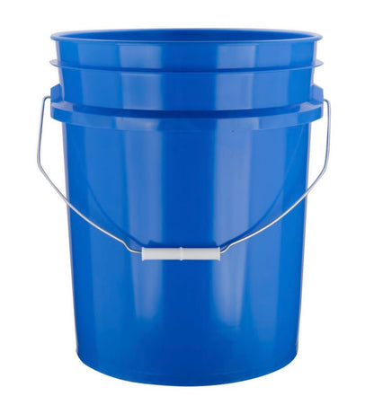 House Naturals 5 Gallon Premium HPDE Plastic Bucket - Made in USA Food Grade Storage Container, BPA Free All Purpose Pail (1, Blue) - color: Blue