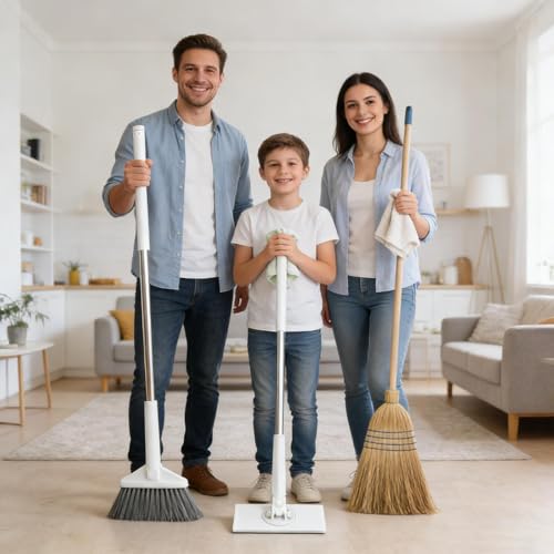 Zero S nap Grip Mini Mops, Retractable Ga p Dust Cleaner Flat Mops with 360° Rotating Head & Sweeping Cloths for Gaps & Multi- for Kitchen Bathroom Car Floor Home - color: White-s