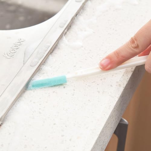 1SET Bottle Cleaning Brushes - 7.5in High Head Brush with Detachable Sponge & Bristle Heads | Hanging Hole Design for Storage