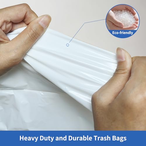 4 Gallon Drawstring Small Kitchen Trash Bags,Clean Fresh Scent and Heavy Duty Garbage Bags(100 Count,45x50cm) - size: 1 Count (Pack of 100), style: 4Gallon(100Counts)White