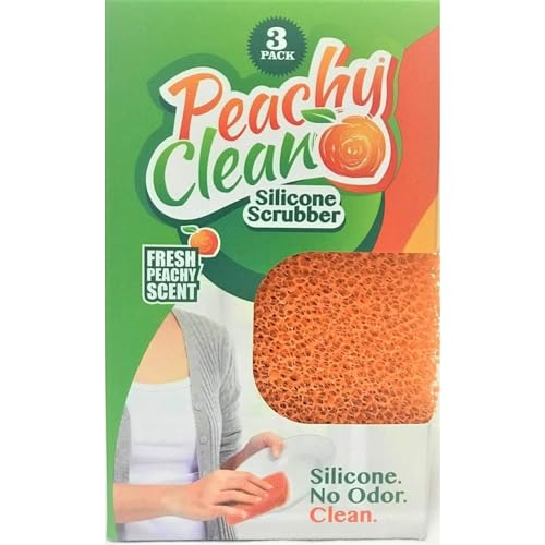 Peachy Clean Silicone Scrubber 3pk