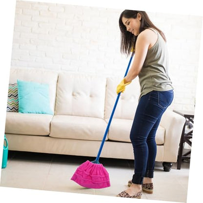 Ipetboom 1pc Broom Cover Clean up Cleaner Washable Cleaning Indoor Soft Broom Microfiber Sweeper Mop Dust Cover Mops Reusable Mop Pads Sweeping Cloth Floor Absorbent Fleece