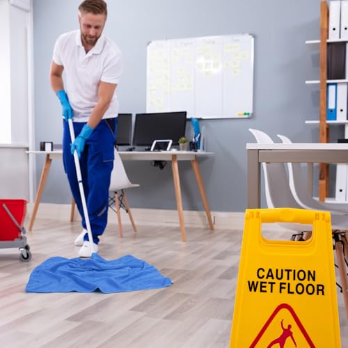 SmoothNovelty 10 Pcs Extra Large Microfiber Cloth 30" x 20" Large Floor Microfiber Towel Reusable Washable Free Lint Free Cloth Rag for Squeegee Mop Floor Window Housekeeping (White,Blue) - color: White, Blue