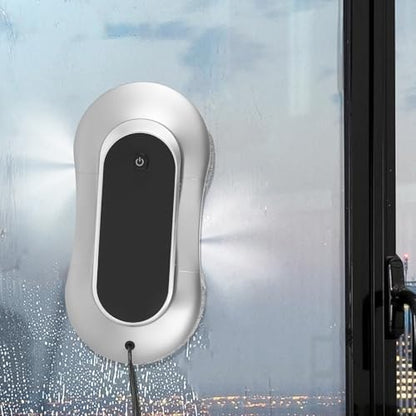 Window Cleaner Robot, Smart Glass Cleaning Robot with Dual Spray, 3200Pa Suction Protection, Remote Control Window Washing Robot for Home Office