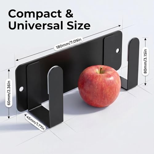 Bathroom Scale Holder Wall Mounted Pot Lid Holder, 304 Stainless Steel Multi-Functional Storage for Cutting Boards, Self-Adhesive & Screw Mounting, Kitchen Bathroom Organizer (Black) - color: Black
