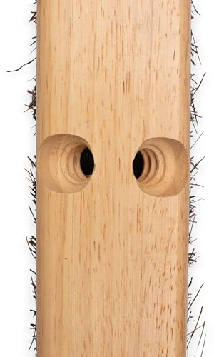 SPARTA Flo-Pac Garage Sweep with Palmyra Bristles, Heavy Duty Broom Head for Indoor and Outdoor Use on Rough Surfaces, 24" Long, 1 Count, Natural