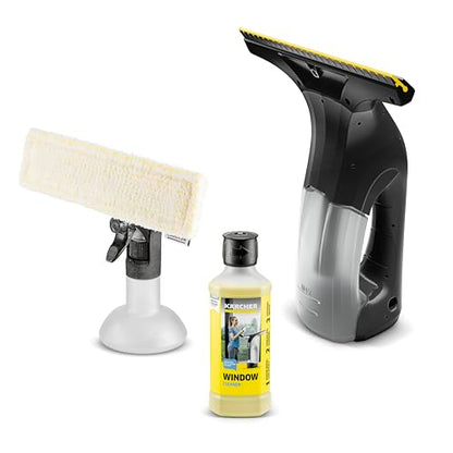 Kärcher WV 1 Electric Window Vacuum Squeegee 10" - Perfect for Showers, Mirrors, Glass, and Countertops - Electric Squeegee, Black - color: Black