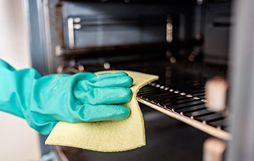 Tusko Products Best Nitrile Rubber Cleaning, Household, Dishwashing Gloves, Latex Free, Vinyl Free, Reusable not Disposable, Small S, (1 Pair) - size: Small (1 Pair)