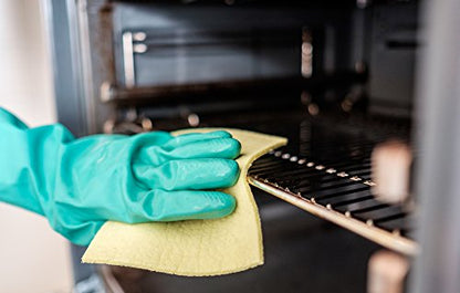 Tusko Products Best Nitrile Rubber Cleaning, Household, Dishwashing Gloves, Latex Free, Vinyl Free, Reusable not Disposable, Small S, (1 Pair) - size: Small (1 Pair)