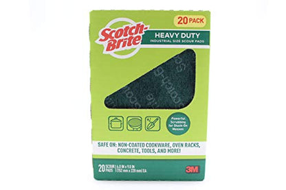 Scotch-Brite Heavy Duty Scour Pads - 20 Count