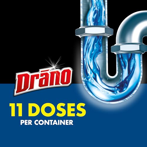 Drano Kitchen Granules Drain Clog Remover and Cleaner, Unclogs Blockage from Grease or Cooking Oil, Commercial Line, 17.6 Oz - size: 17.6 Oz (Pack of 1)