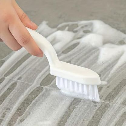 Multi-Purpose Groove Cleaning Brush - Handheld Crevice Brush for Tiles, Bathroom Floors, Walls, Toilets, Window & Door Tracks | No-Dead-Angle Dust Removal Tool, 1-Pack