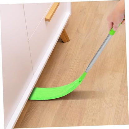 Cabilock Telescoping Gap Duster with Washable Cloths Flexible Cleaning Wand for Under Furniture Slim Design for Tight Spaces Efficient Dust Removal Tool - size: 43.00X7.50X0.30CM