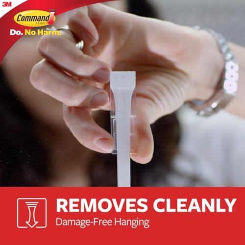 Command Indoor Terrace Hooks, 2 Hooks and 4 Strips, Damage-Free Hanging Wall Hook with Adhesive Strips, No Tools Great for Hanging, Organization and Storage, Holds up to 3 lb - size: Medium, style: Indoor Hooks