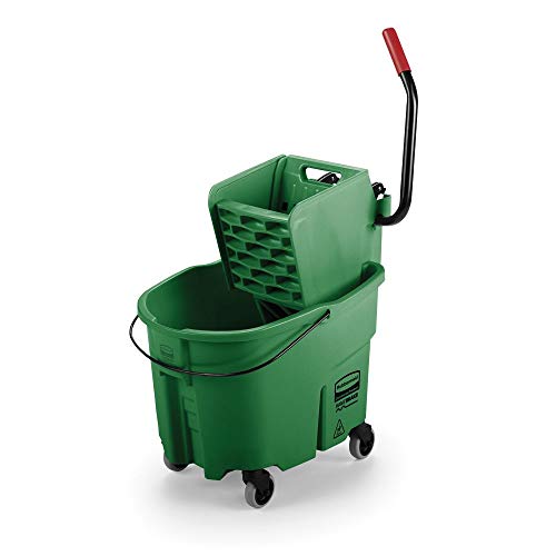 RCP758888GRE - WaveBrake Side-Press Wringer/Bucket Combo