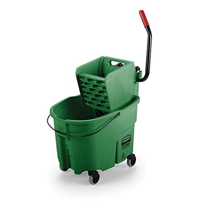 RCP758888GRE - WaveBrake Side-Press Wringer/Bucket Combo