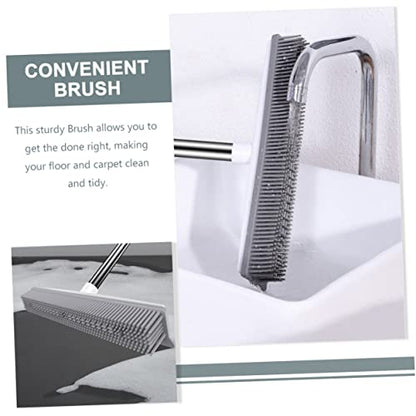Carpet Rake to Fluff Carpet Pet Hair Remover Brush Dual Use Cleaning Brush