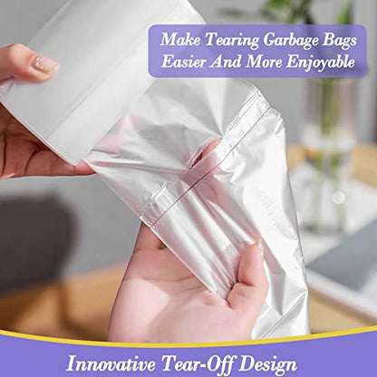 3 Gallon 120pcs (Fit 3-3.2 Gal) Small Clear Trash BagsPlastic Strong Clear Garbage Bags,Bathroom Trash Can Bin Liners,Waste Basket Liner,Fit 10-13 Liter, 3 Gallon,3.2Gallon - style: 3Gal Clear-100