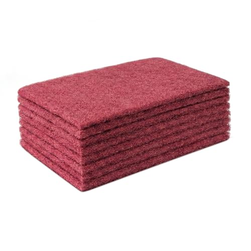 6"x9" Automotive Scuff Pad 8 Pack (7447) - 8 Maroon(Fine), Wet/Dry Reusable Scuffing Pad for Paint Prep, Sanding - Auto Body, Woodworking & Handicrafts - color: Maroon, size: 8 pcs (6" x 9")