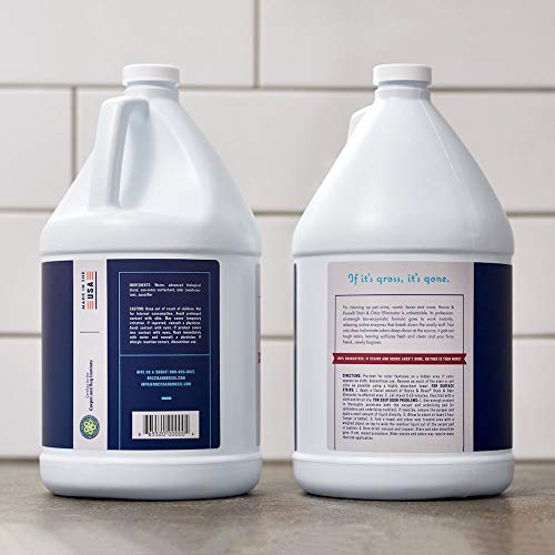 Rocco & Roxie Supply Co. Stain & Strong Odor Eliminator, Enzyme Cleaner, Pet Odor Eliminator for Home - Carpet Stain Remover for Cats & Dog Pee - Urine Destroyer - Carpet Cleaner Spray, 1-Gallon - size: 128 Fl Oz (Pack of 1)