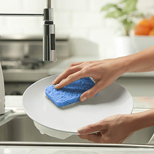 Casabella, Cleaning Sponge Scrub Pink, 3 Count - size: Pack of 3