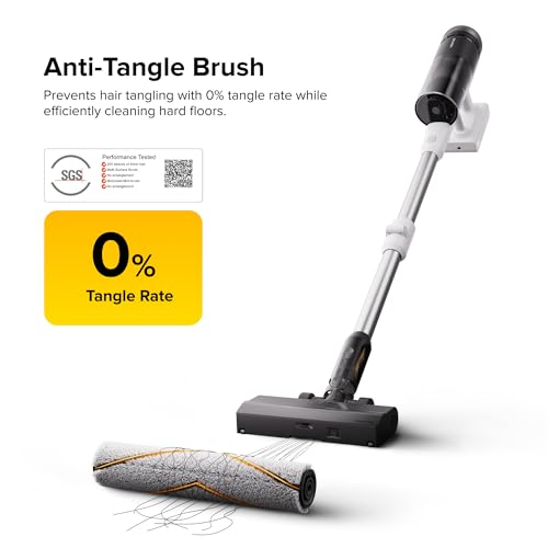 roborock H60 Pro Cordless Stick Vacuum Cleaner, 170AW Suction Power, 80-Min Runtime, 90° Bendable Tube, Dust-Detecting LED, Anti-Tangle Vacuum Cleaner for Home, Carpets, Hard Floors & Pet Hair - size: H60 Pro