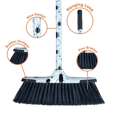 Splash Design Dustpan and Broom Set - color: Splash Design, size: Sweep Set
