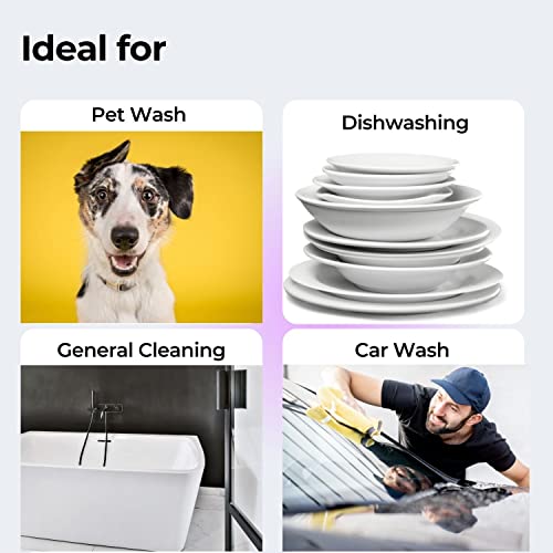 Silicone Dishwashing Gloves with Scrubber Bristles, Food-Grade Cleaning Mitts for Kitchen Dishes, Pet Grooming & Car Wash - color: Light Pink