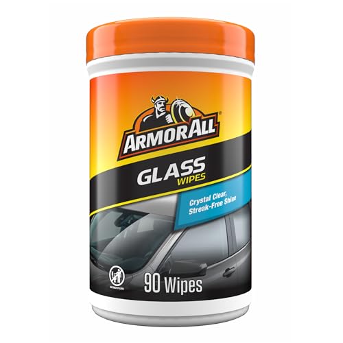 Armor All Car Glass Wipes by Armor All, Auto Glass Cleaner for Film and Grime, 90 Count (Pack of 6) - size: 90ct (6 pack)