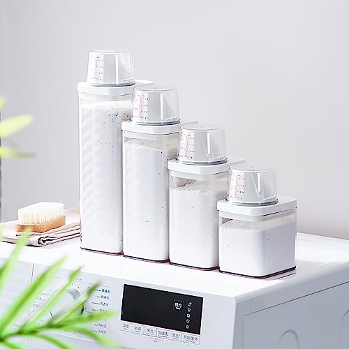 Multi-Purpose Liquid Dispenser - Spill-Proof Silicone Seal for Fabric Softener, Dish Soap & Laundry Storage (S) - color: S