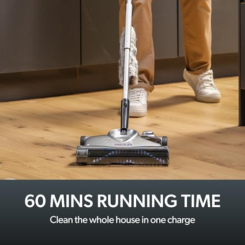 Gtech SW02 Cordless Lithium Carpet and Hardwood Floor Sweeper - Cordless Adjustable Vacuum - Up to 60 Minutes of Runtime - Rechargeable 7.2v Li-ion Battery - Lightweight (3.5 lbs.) - style: Advanced Sweeper SW02