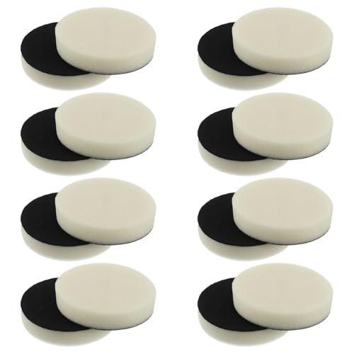 16pcs Foam Pads Power Scrubber Pads Set Electric Scrubber Replacement Scouring Pads fit for Dremel Versa Scouring Pads,White - size: White