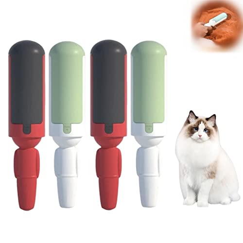 2023 New Pet Hair Remover Roller, Pet Hair Remover, Reusable Pet Hair Remover, Washable Dog/Cat Hair Remover, Fur Remover, Pet Hair Remover for Couch, Best Pet Hair Remover for Furniture (D-4PCS) - color: D-4pcs