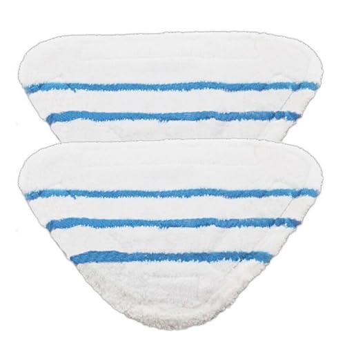 2Pcs mop pads Compatible with GOODMANS 10 in 1 Steam Mop Pads Steam Cleaning Floor Mats 35459X2 Washable Reusable Replacement Mopping Cloth