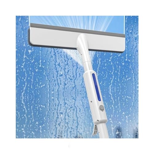 CHNLML Squeegee for Window Cleaning with Spray and 3 Pads, 2024 New Double-Sided Spray Expansion Window Cleaner, Dual Side Mist Detachable Assembly Glass Cleaning Mop for Indoor Outdoor High Window