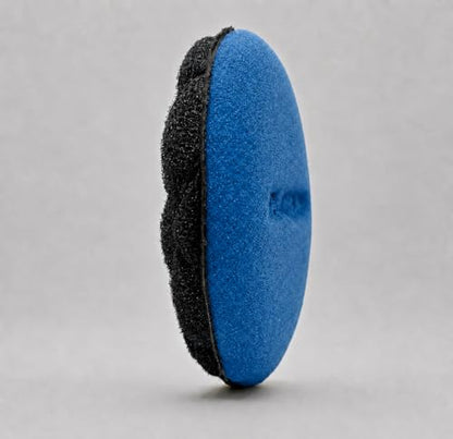 Jetz-Scrubz Scratch-Free Kitchen Scrubber Sponge – Dual Sided Non-Scratch Dish Cleaning Sponge for Cookware, Dishes & Kitchen Surfaces – Odor Resistant, Reusable – Round Scrub Sponges (3 Pack, Blue) - color: Blue