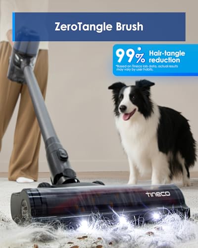 Tineco Pure ONE S30 Cordless Vacuum Cleaner, 150AW Powerful Suction, Zero Tangle Brush, Up to 65min Runtime, Stick Vacuum Cleaner for Pet Hair, Carpet & Hard Floor - size: S Series-S30
