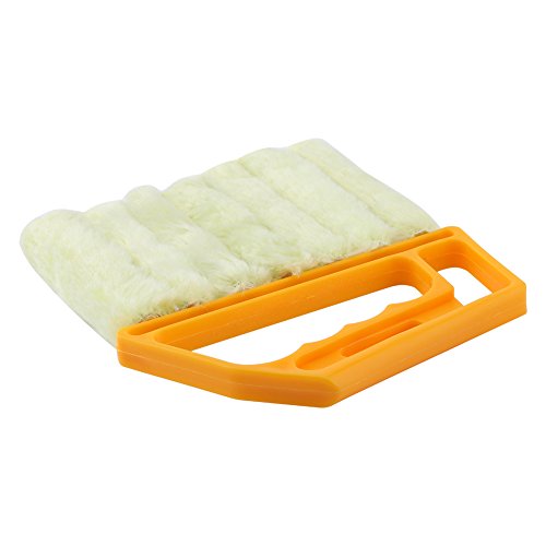 Mini Blind Cleaner, 4-in-1 Dusting Tool with Microfiber Rollers for Horizontal and Vertical Blinds, Washable and Reusable Window Blind Duster for Home, Office, and RV