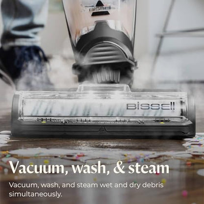 Bissell CrossWave HydroSteam Steam Mop, 3-in-1 Wet Dry Vacuum Mop with Steam Function, Hard Floor Cleaner Machine with Sanitize Formula, 35151 - style: CrossWave HydroSteam