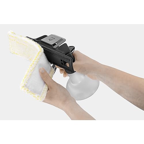 Kärcher WV Window Pads for Indoor Use - Microfiber Window Cloths - Compatible with WV 1 and WV 6 Electric Window Vacuum Squeegees - 2 Pack - style: Indoor Pads