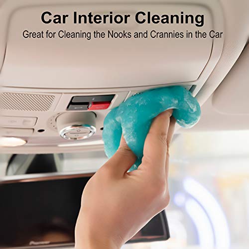 TICARVE Cleaning Gel for Car Detail Tools Car Cleaning Automotive Dust Air Vent Interior Detail Putty Universal Dust Cleaner for Auto Laptop Car Slime Cleaner - color: Blue